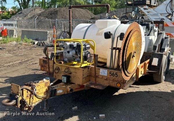 (2) Core Cut concrete saws with trailer